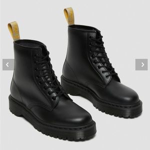 Vegan Dr. Martens platforms boots